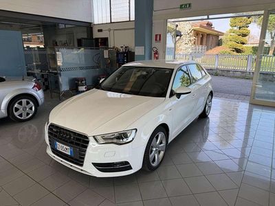 Usata Audi A3 Ambition 110 CV (80 kW) 2015 Bianco Berlina
