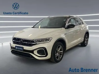Usata VW T-Roc R-line 150 CV (110 kW) 2023 Pure white pastello SUV
