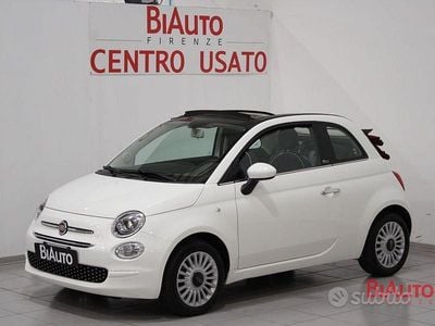 Usata Fiat 500C Lounge 69 CV (50 kW) 2018 Bianco Cabrio