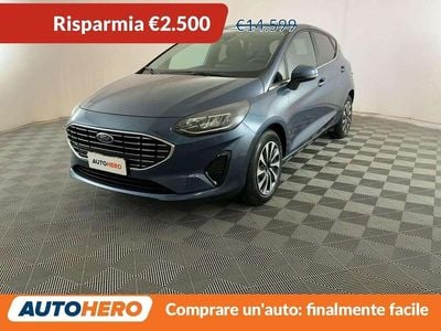 Usata Ford Fiesta Titanium 75 CV (55 kW) 2022 Blu/azzurro Utilitaria