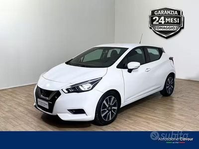 Usata Nissan Micra Acenta 71 CV (52 kW) 2017 Bianco Utilitaria