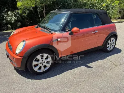 Usata Mini Cooper Cabriolet 116 CV (85 kW) 2006 Rosso Cabrio