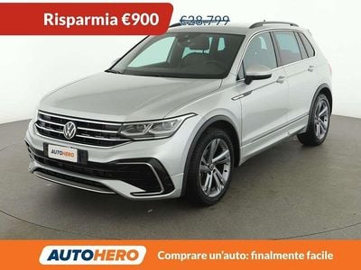 Usata VW Tiguan R-line 150 CV (110 kW) 2021 Argento SUV