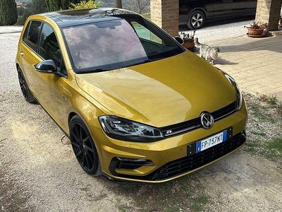 Usata VW Golf VII R 310 CV (228 kW) 2018 Giallo Berlina