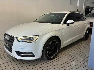 Usata Audi A3 S-Line 184 CV (135 kW) 2015 Bianco Berlina