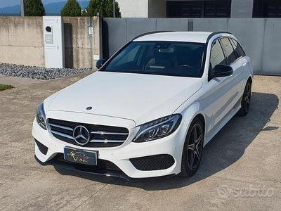 Usata Mercedes C220 194 CV (142 kW) 2018 Bianco Station wagon