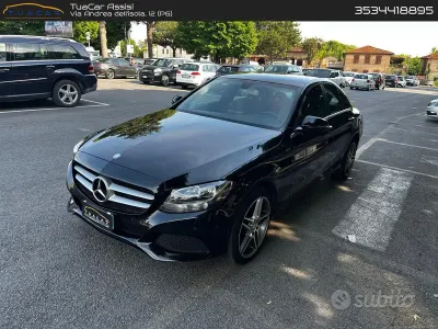 Usata Mercedes C180 Executive 116 CV (85 kW) 2017 Nero Berlina