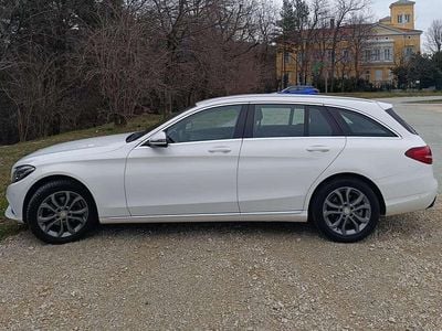 Usata Mercedes C200 136 CV (100 kW) 2016 Bianco Station wagon