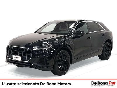 Usata Audi Q8 Comfort 286 CV (210 kW) 2018 Nero mythos SUV