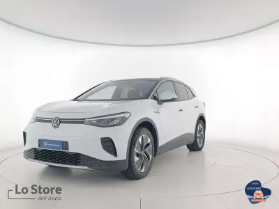 Usata VW ID.4 Pro Performance 69 kW (95 CV) 2022 Glacier white metallizzato ner SUV