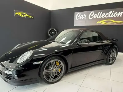 Usata Porsche 997 Turbo 480 CV (353 kW) 2008 Nero Cabrio