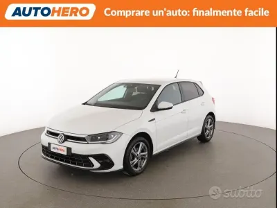 Usata VW Polo R-line 95 CV (69 kW) 2021 Bianco Utilitaria