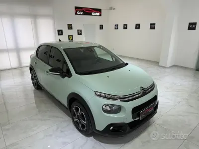 Usata Citroën C3 Feel 82 CV (60 kW) 2018 Verde Utilitaria