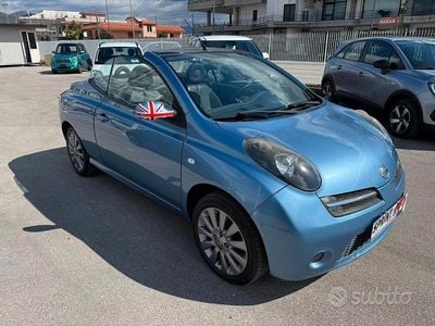 Usata Nissan Micra C+C Tekna 110 CV (80 kW) 2005 Blu Cabrio