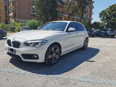 Usata BMW 118 Sport Line 150 CV (110 kW) 2018 Bianco Berlina