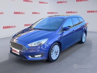Usata Ford Focus Titanium X 150 CV (110 kW) 2015 Blu Station wagon
