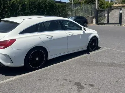 Usata Mercedes CLA200 Shooting Brake AMG line 136 CV (100 kW) 2015 Bianco Station wagon