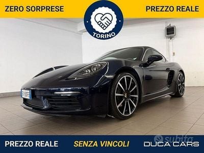 Usata Porsche 718 Cayman 299 CV (219 kW) 2019 Blu Coupé