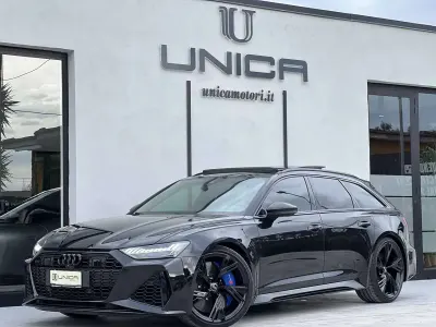 Usata Audi RS6 Ambiente 600 CV (441 kW) 2021 Black mythos Station wagon