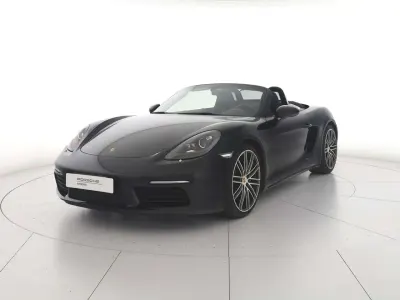 Usata Porsche Boxster 349 CV (256 kW) 2018 Nero jet metallizzato Cabrio