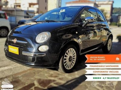 Usata Fiat 500 Lounge 69 CV (50 kW) 2012 Nero Utilitaria
