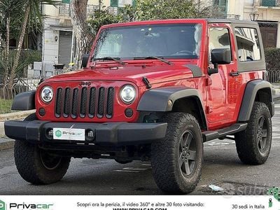 Usata Jeep Wrangler Sahara 177 CV (130 kW) 2008 Rosso SUV