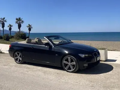 Usata BMW 320 Cabriolet 184 CV (135 kW) 2010 Nero Cabrio