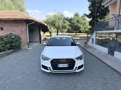Usata Audi A3 S-Line 190 CV (139 kW) 2018 Bianco Berlina
