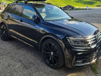Usata VW Tiguan R-line 150 CV (110 kW) 2019 Nero SUV