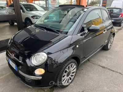 Używany Fiat 500 Lounge 69 KM (50 kW) 2015 Czarny Kabriolet