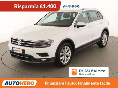 Usata VW Tiguan Advance 150 CV (110 kW) 2017 Bianco SUV