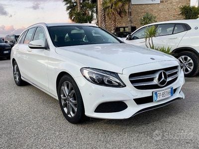 Usata Mercedes C200 Premium 136 CV (100 kW) 2018 Bianco Station wagon