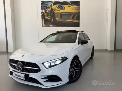 Usata Mercedes A180 Premium 116 CV (85 kW) 2018 Bianco Berlina
