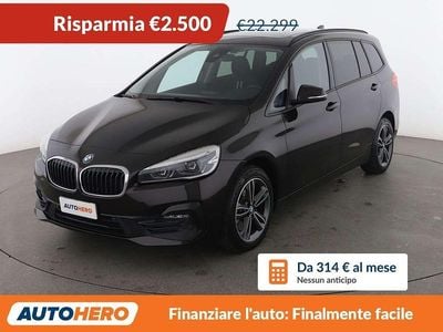 Usata BMW 218 Gran Tourer Sport Line 150 CV (110 kW) 2021 Nero Monovolume