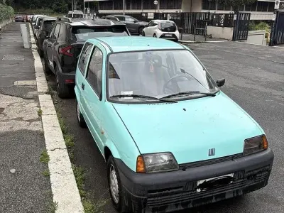 Usata Fiat Cinquecento Young 39 CV (28 kW) 1997 Verde Utilitaria