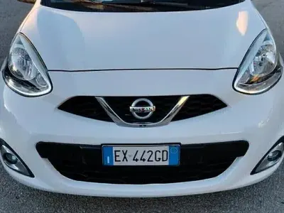 Gebraucht Nissan Micra Acenta 80 PS (58 kW) 2014 Weiß Kleinwagen