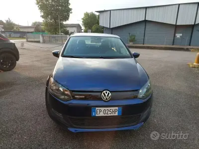 Usata VW Polo 75 CV (55 kW) 2012 Blu Utilitaria