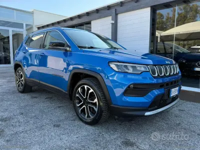 Usata Jeep Compass Limited 131 CV (96 kW) 2021 Blu/azzurro SUV