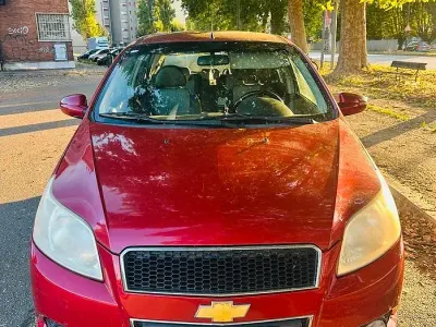 Usata Chevrolet Aveo 84 CV (61 kW) 2009 Rosso Berlina