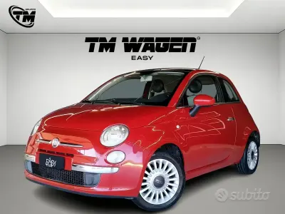 Usata Fiat 500 Lounge 69 CV (50 kW) 2011 Rosso Utilitaria