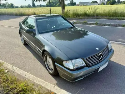 Usata Mercedes SL600 394 CV (289 kW) 1993 Grigio Cabrio