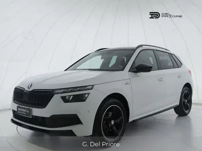 Usata Skoda Kamiq Monte Carlo 90 CV (66 kW) 2021 Bianco SUV