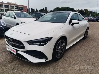 Usata Mercedes CLA200 AMG Line Premium 150 CV (110 kW) 2024 Bianco Coupé