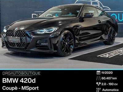Usata BMW 420 M Sport 190 CV (139 kW) 2020 Nero Coupé