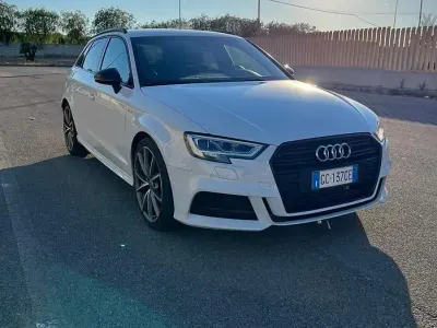 Usata Audi A3 S-Line 150 CV (110 kW) 2017 Bianco Berlina