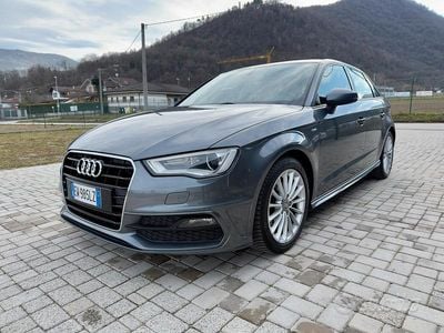 Usado Audi A3 S-Line 150 CV (110 kW) 2014 Gris Berlina