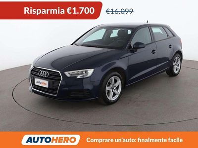 Usata Audi A3 116 CV (85 kW) 2018 Blu/azzurro Berlina
