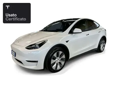 Occasion Tesla Model Y Long Range AWD 258 kW (351 PK) 2021 Wit SUV
