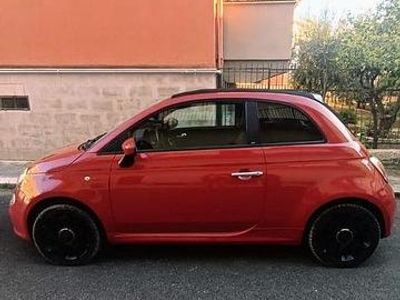 Usado Fiat 500 69 CV (50 kW) 2014 Rojo Descapotable