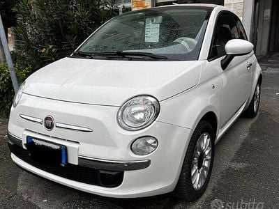 Usata Fiat 500C Lounge 69 CV (50 kW) 2013 Bianco Cabrio